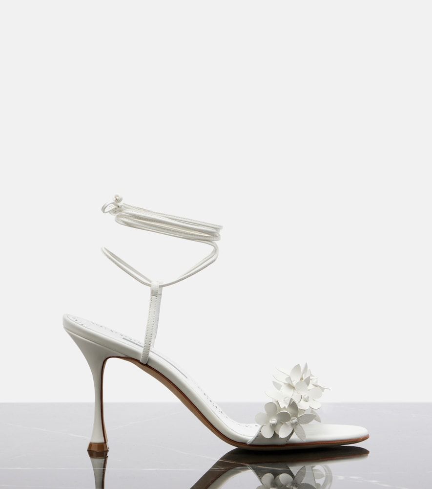 Sandalen Anista aus Leder - Manolo Blahnik - Modalova