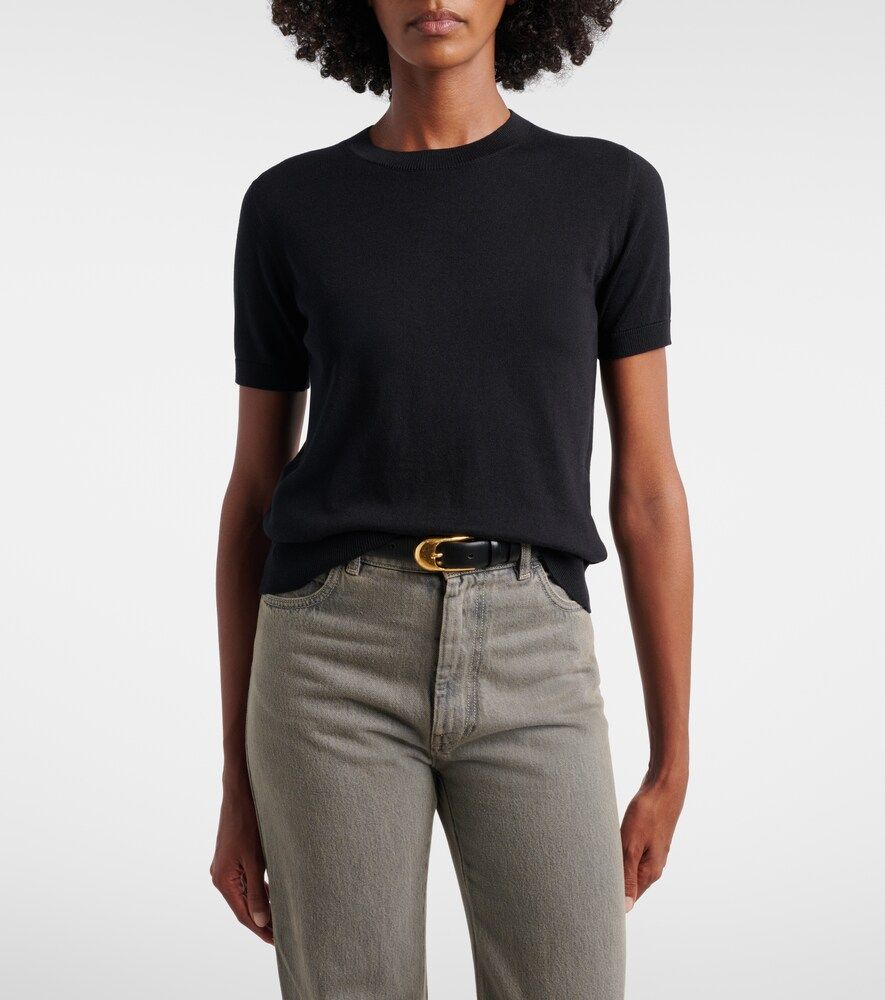 Top de punto de algodón, seda y cachemir - 'S Max Mara - Modalova