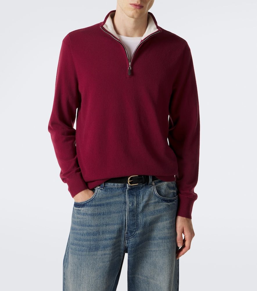Mr Fenchurch cashmere half-zip sweater - Arch4 - Modalova