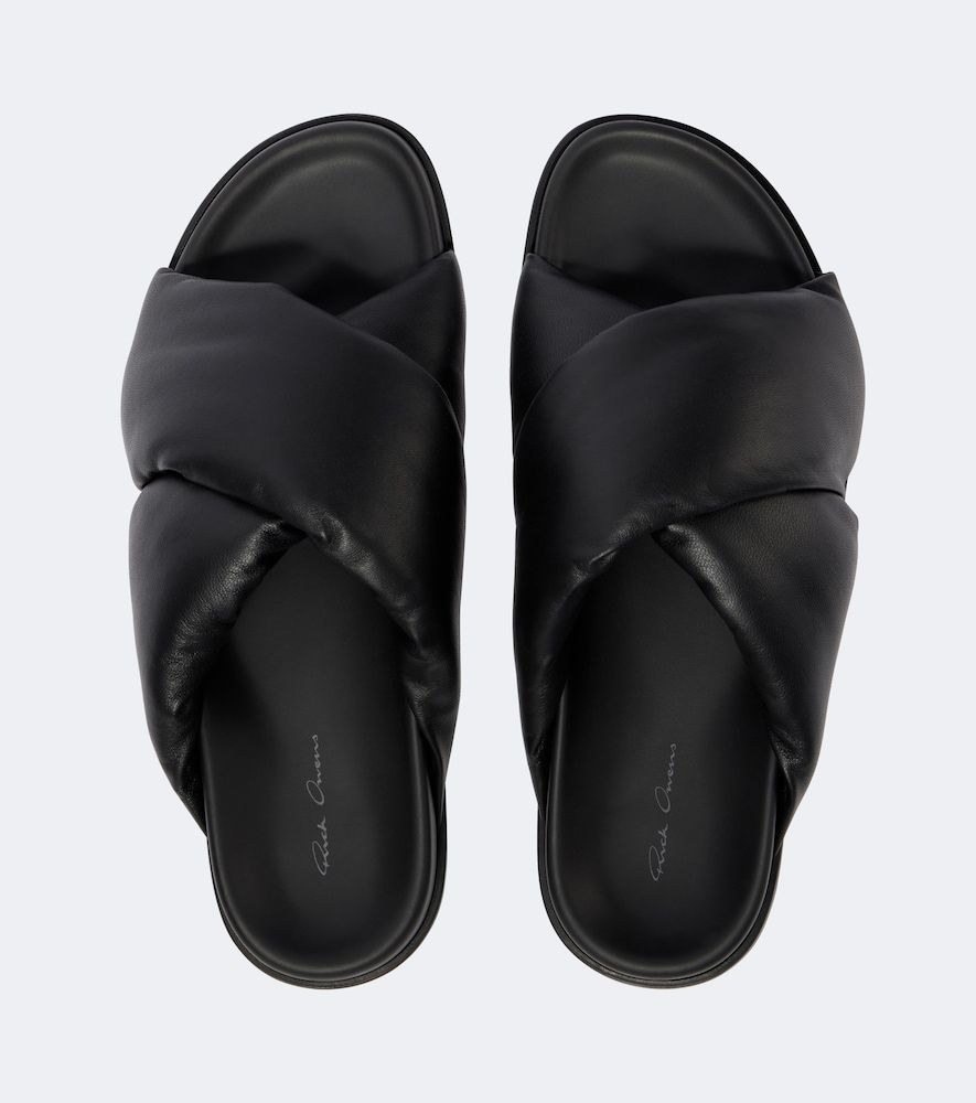 Donut Granola leather sandals - Rick Owens - Modalova