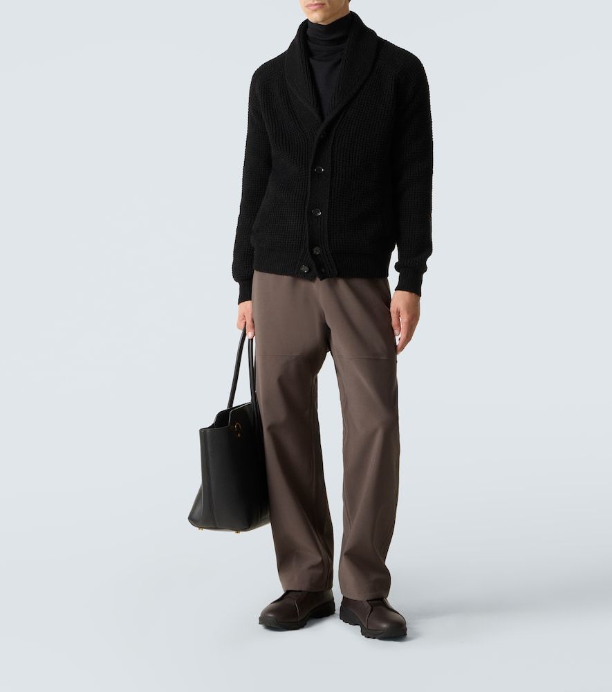 Waffle-knit cashmere-blend cardigan - Zegna - Modalova