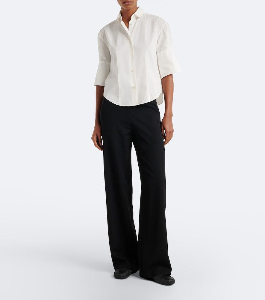 The Row Leo leather slip-on shoes - The Row - Modalova