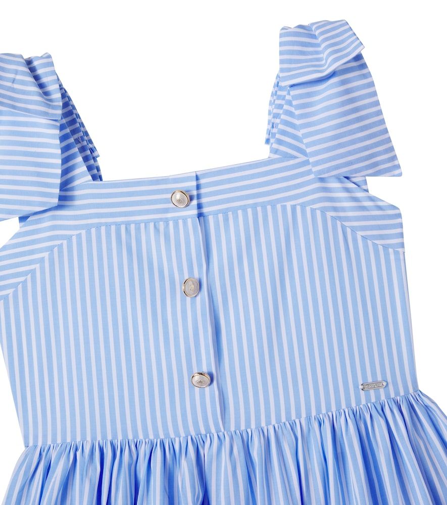 Vestido de algodón a rayas con lazos - Patachou - Modalova