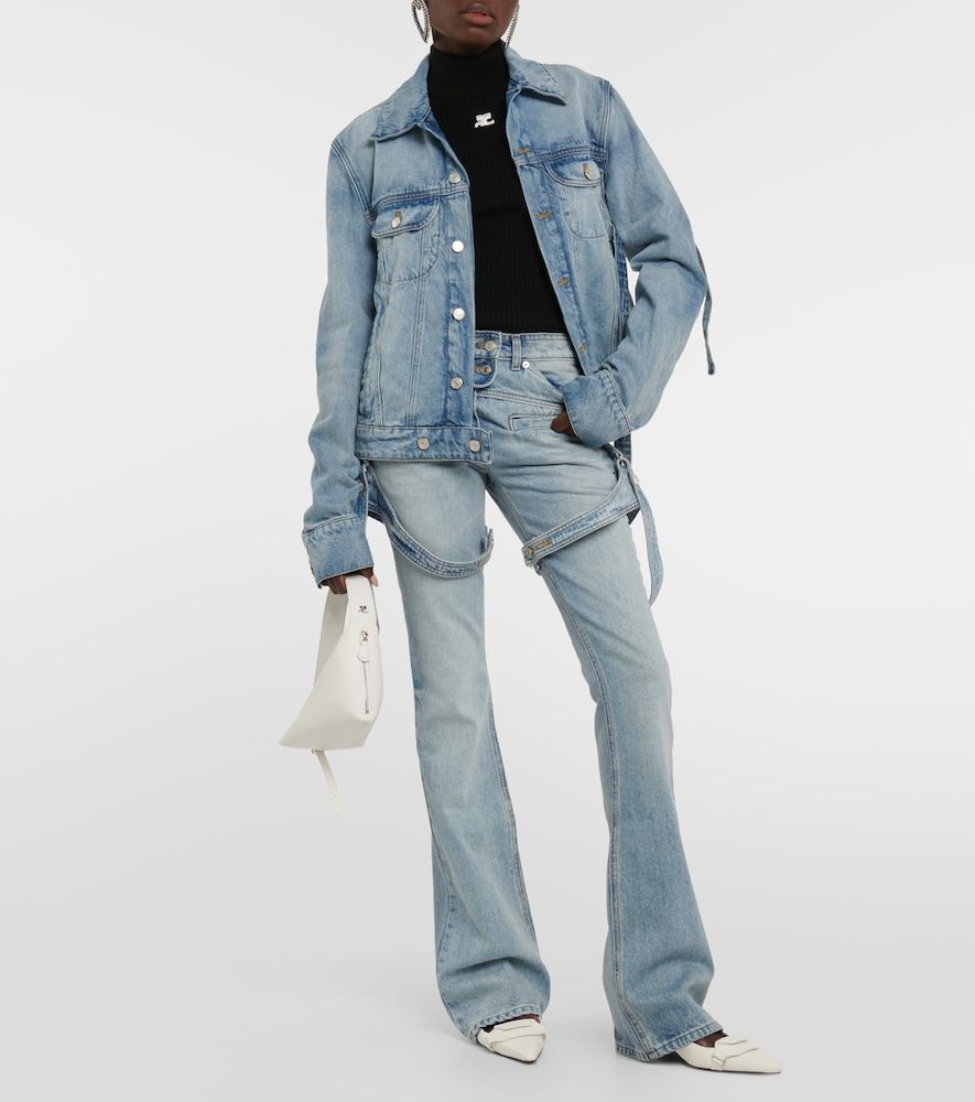 Courrèges Jeans bootcut a vita media - Courreges - Modalova