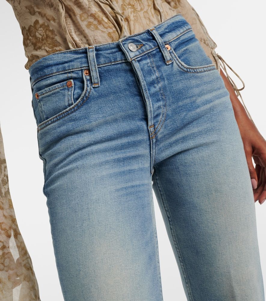 Straight Mid-Rise Jeans Stove Pipe - Re/Done - Modalova