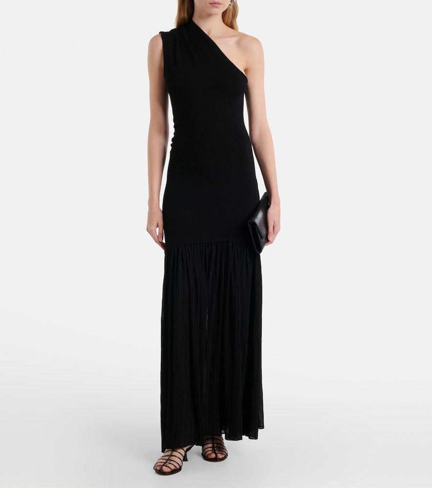 Abito lungo monospalla Cora in chiffon di crêpe - Proenza Schouler - Modalova