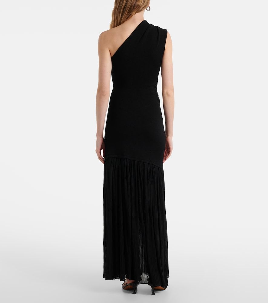 Abito lungo monospalla Cora in chiffon di crêpe - Proenza Schouler - Modalova