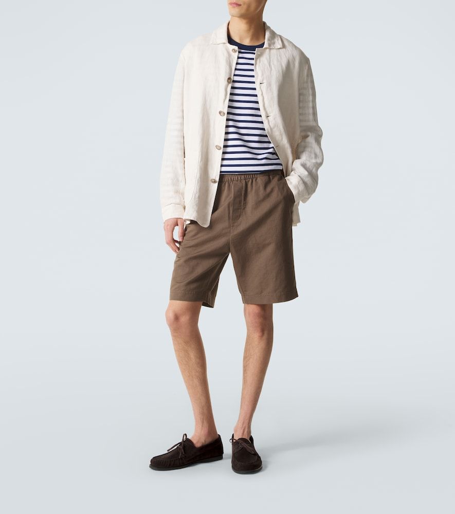 Sunspel Cotton and linen shorts - Sunspel - Modalova