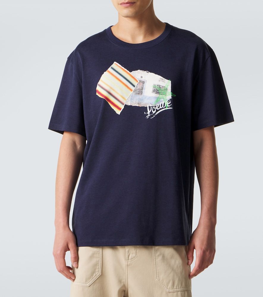 Camiseta Paula's Ibiza en mezcla de algodón estampada - Loewe - Modalova