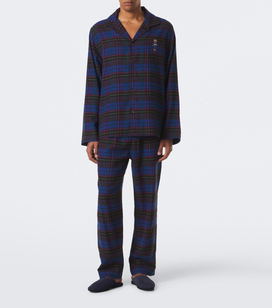 Pijama Polo Bear de franela de algodón a cuadros - Polo Ralph Lauren - Modalova