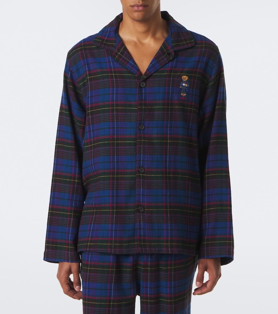 Pijama Polo Bear de franela de algodón a cuadros - Polo Ralph Lauren - Modalova