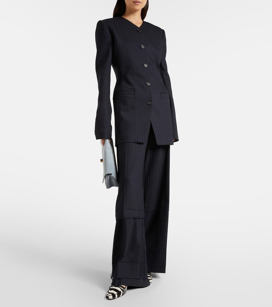 Pantalones anchos Linden de tiro alto a rayas - Khaite - Modalova