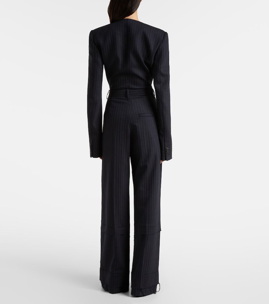 Pantalones anchos Linden de tiro alto a rayas - Khaite - Modalova