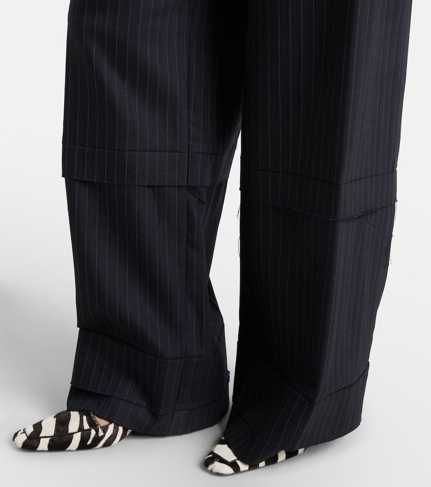 Pantalones anchos Linden de tiro alto a rayas - Khaite - Modalova