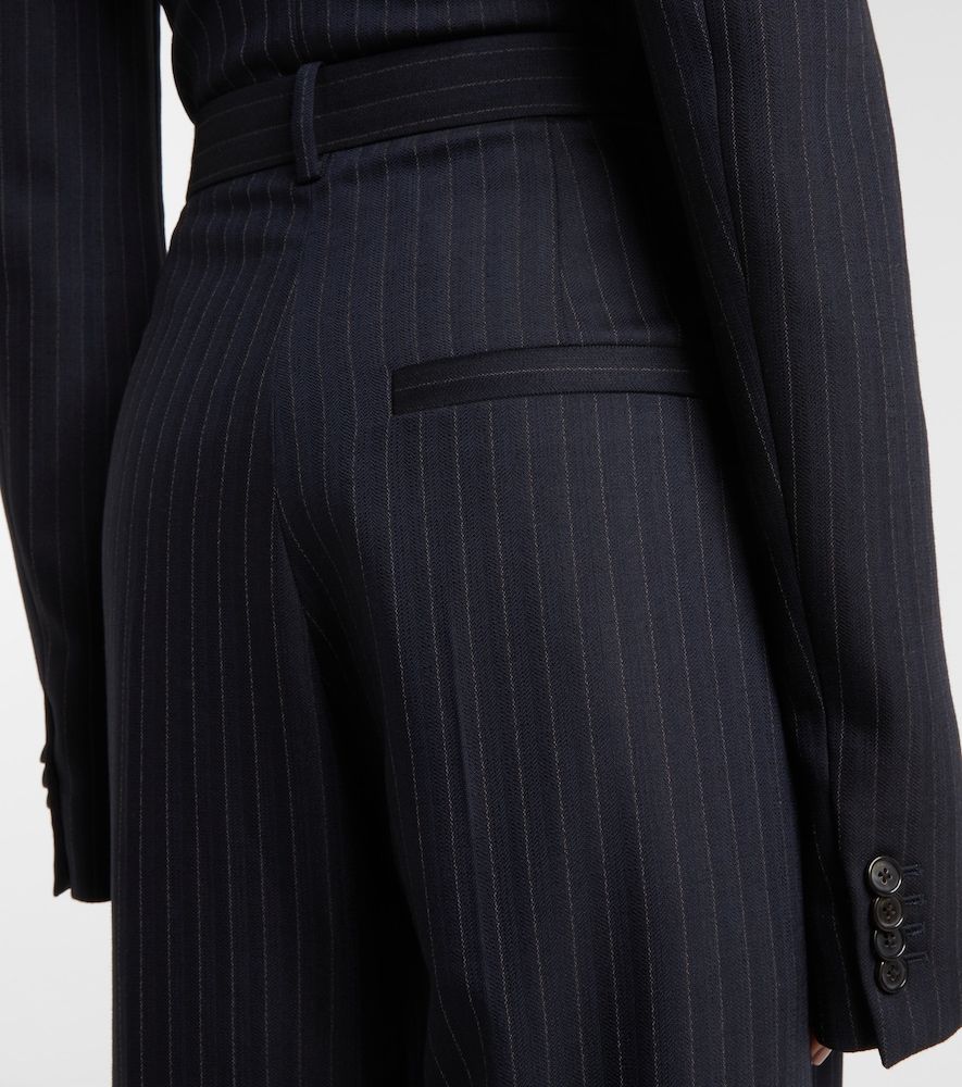 Pantalones anchos Linden de tiro alto a rayas - Khaite - Modalova