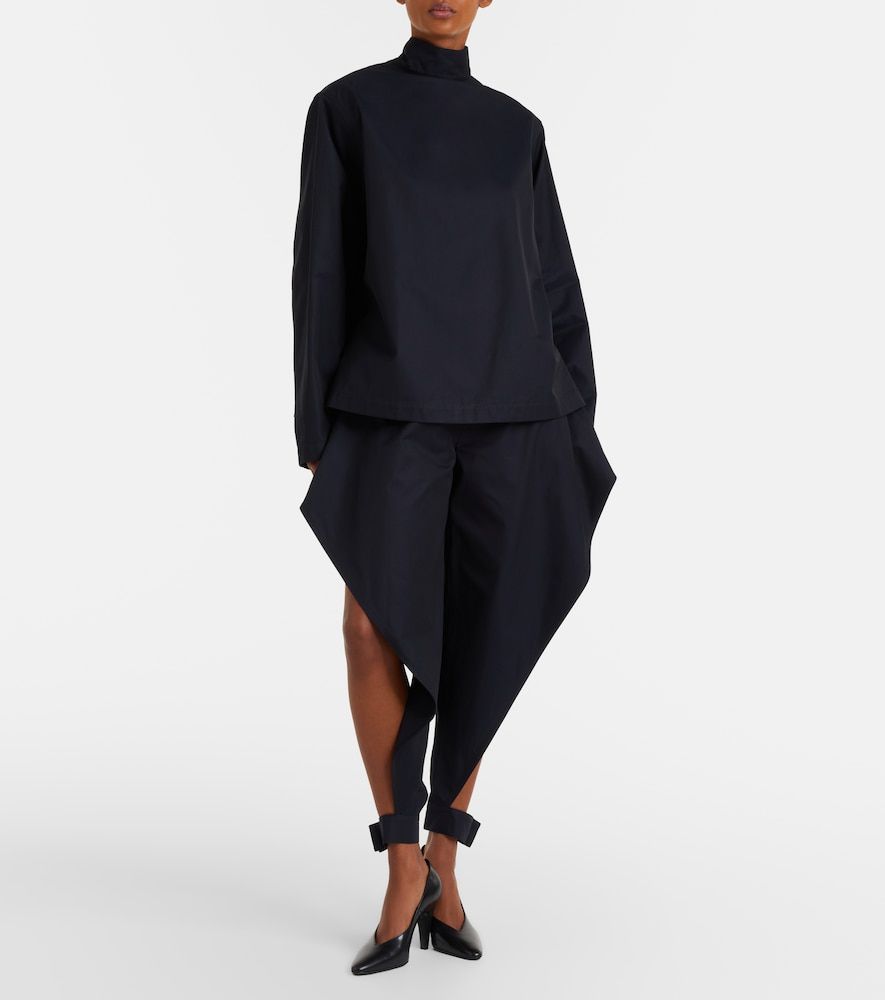 Alaïa Pantalones tapered de gabardina de algodón - Alaia - Modalova