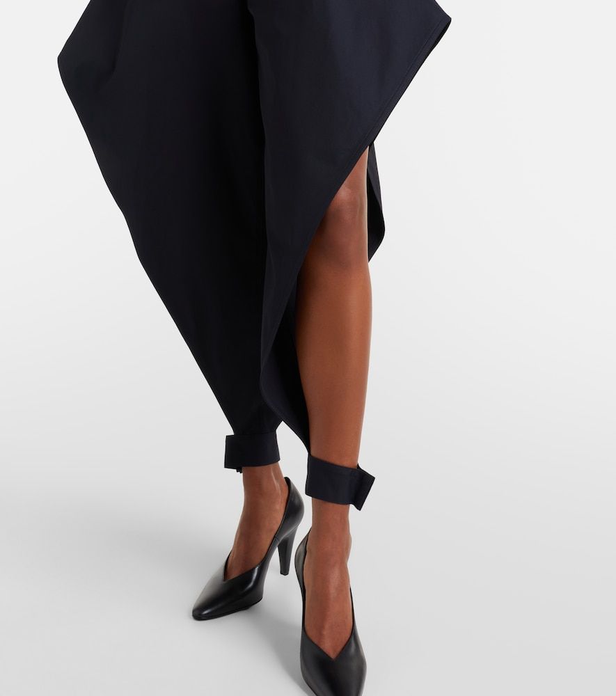 Alaïa Pantalones tapered de gabardina de algodón - Alaia - Modalova