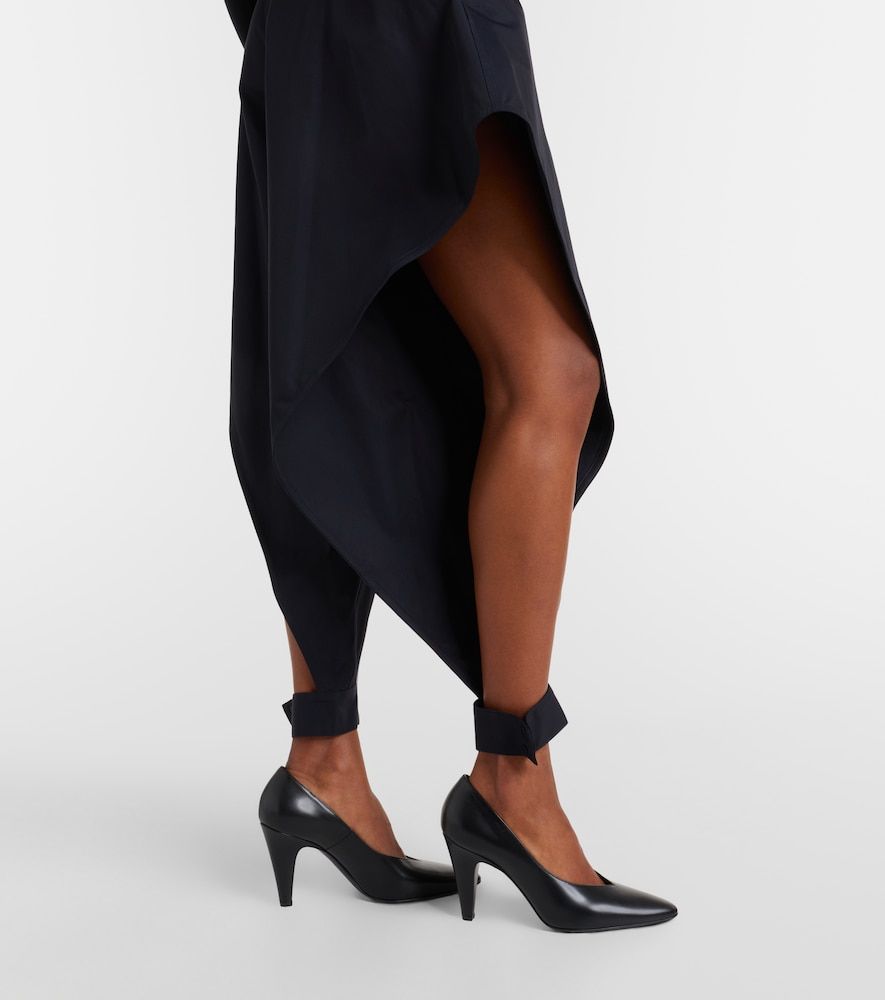 Alaïa Pantalones tapered de gabardina de algodón - Alaia - Modalova