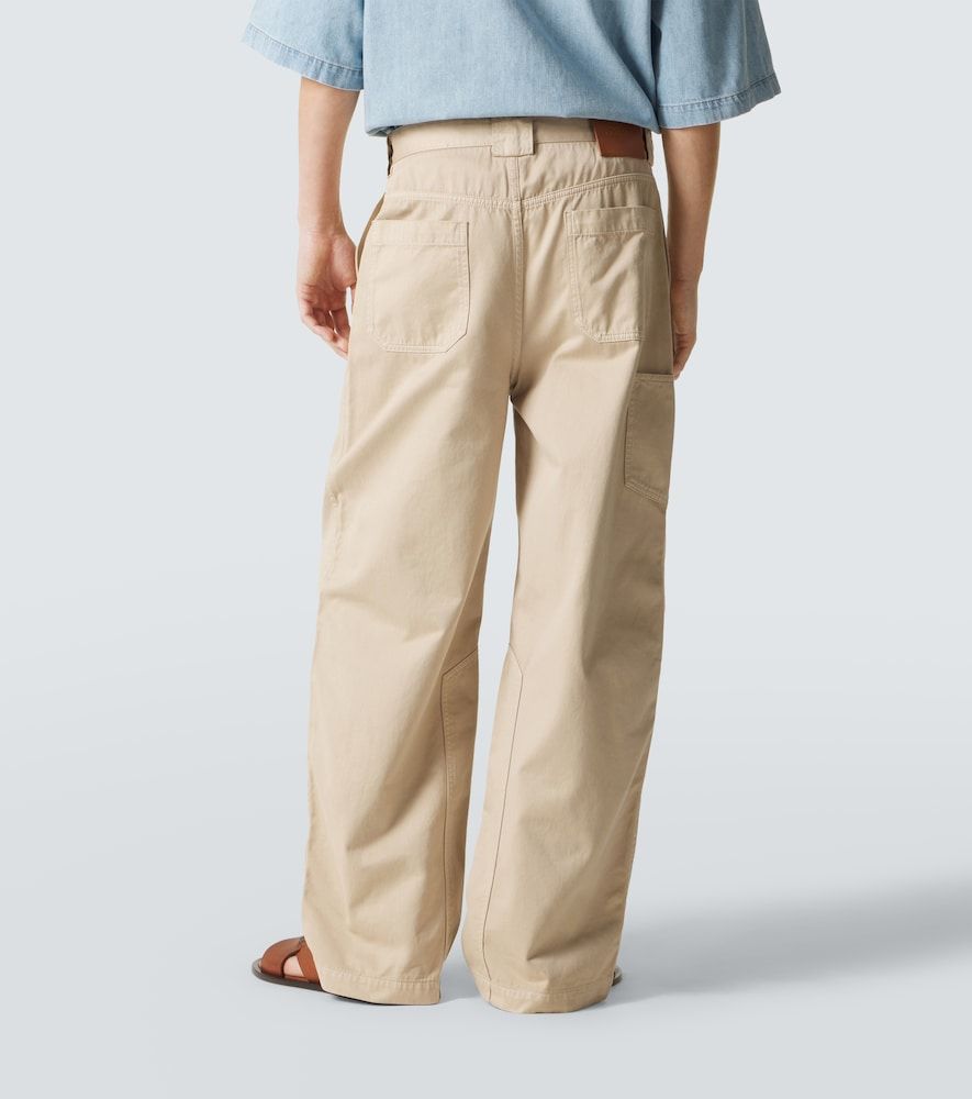 Paula's Ibiza cotton canvas straight pants - Loewe - Modalova