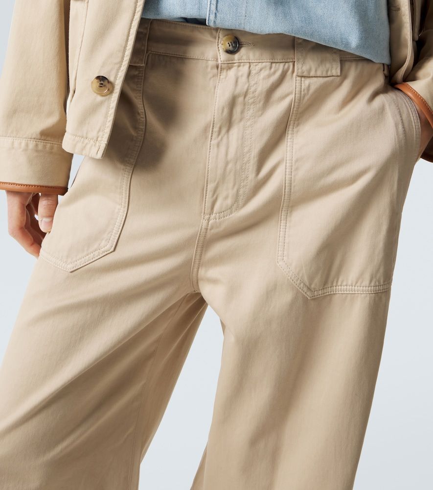 Paula's Ibiza cotton canvas straight pants - Loewe - Modalova