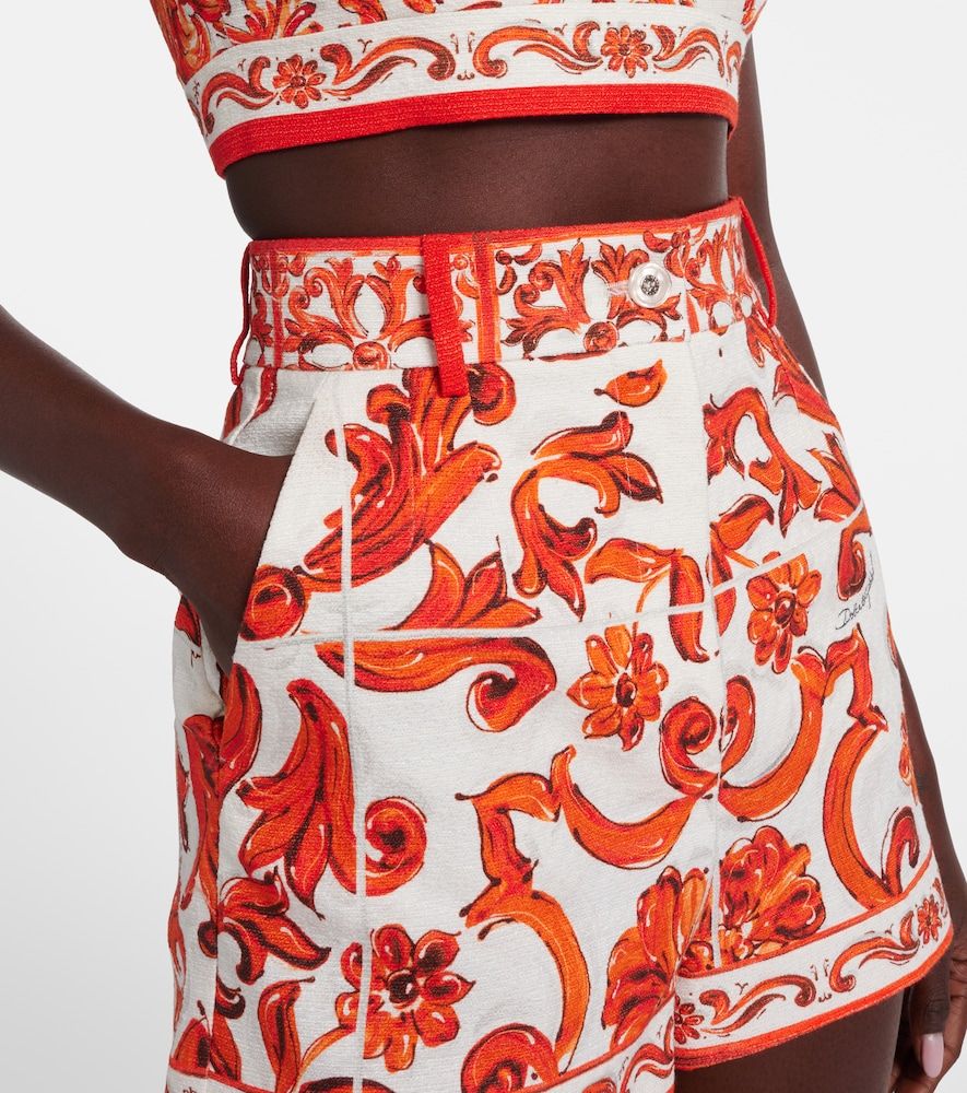 Shorts Majolica estampados - Dolce&Gabbana - Modalova