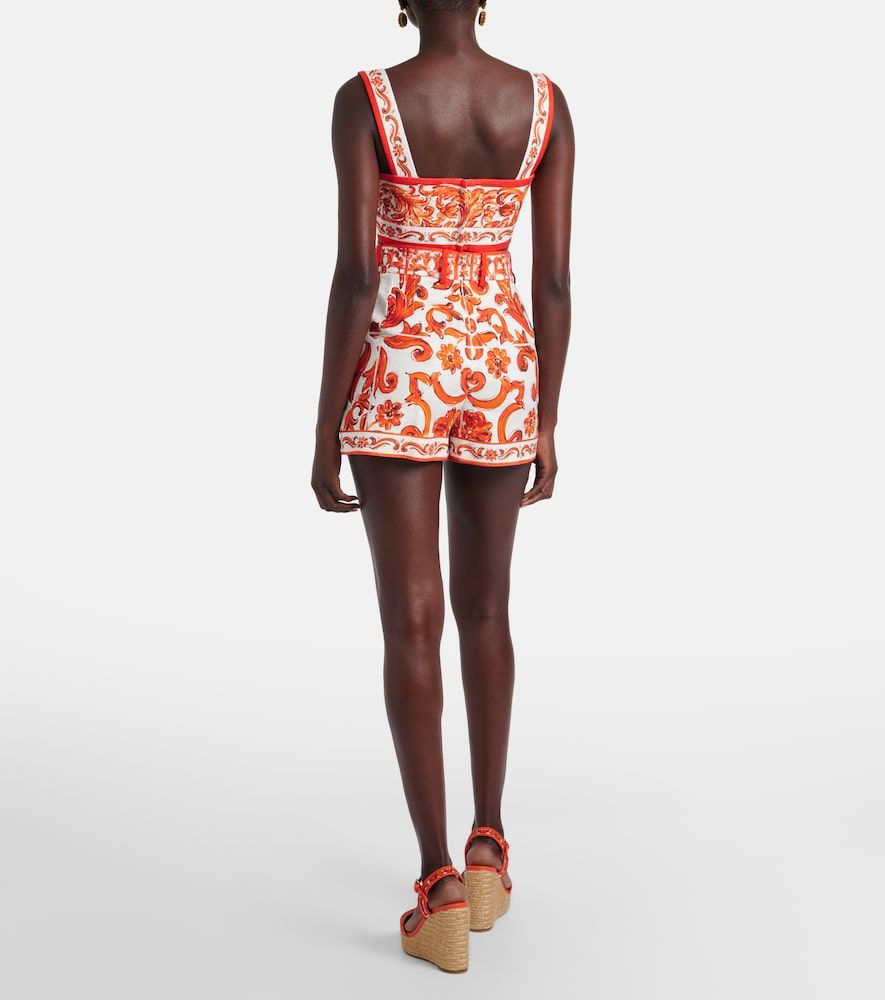 Shorts Majolica estampados - Dolce&Gabbana - Modalova