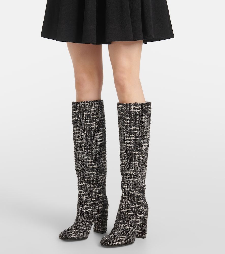 Boucle knee-high boots - Gianvito Rossi - Modalova