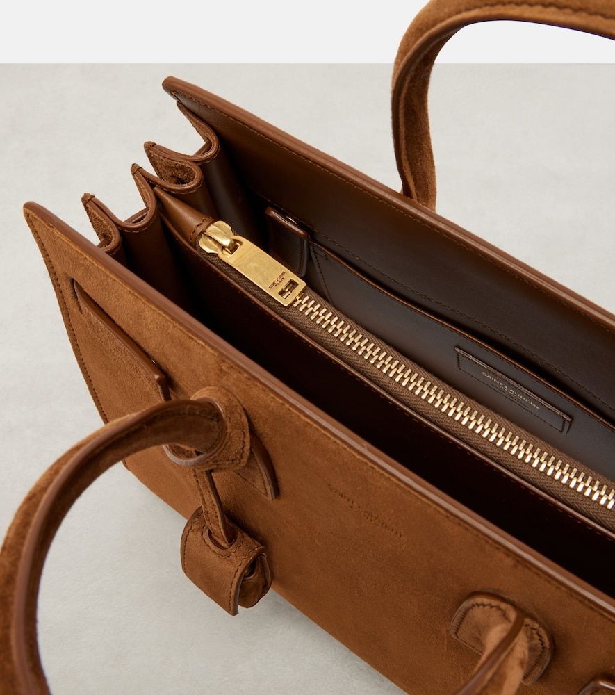 Borsa Sac De Jour Mini in suede - Saint Laurent - Modalova