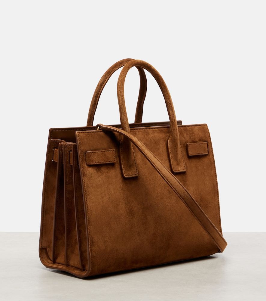 Borsa Sac De Jour Mini in suede - Saint Laurent - Modalova