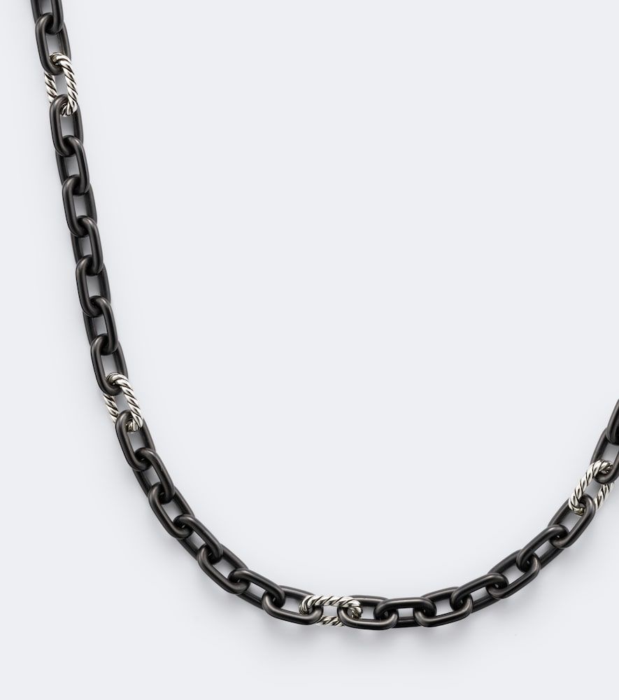 DY MadisonÂ® titanium and sterling silver chain necklace - David Yurman - Modalova