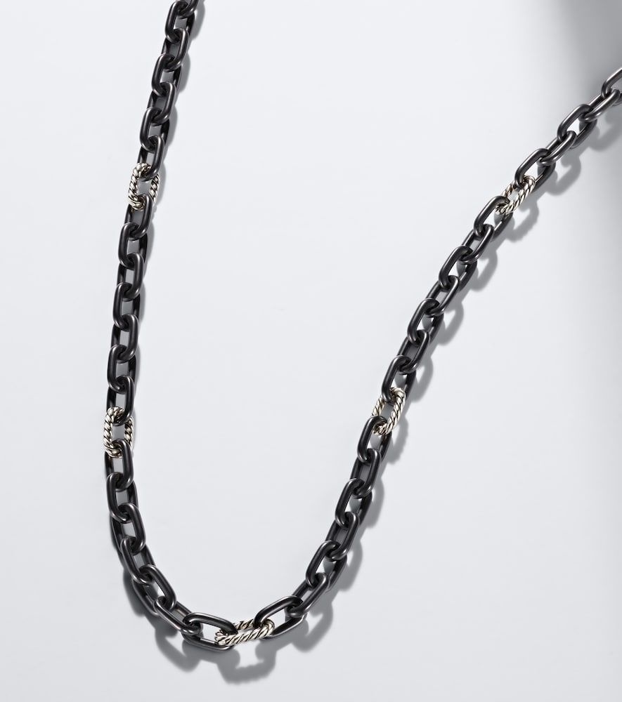 DY MadisonÂ® titanium and sterling silver chain necklace - David Yurman - Modalova