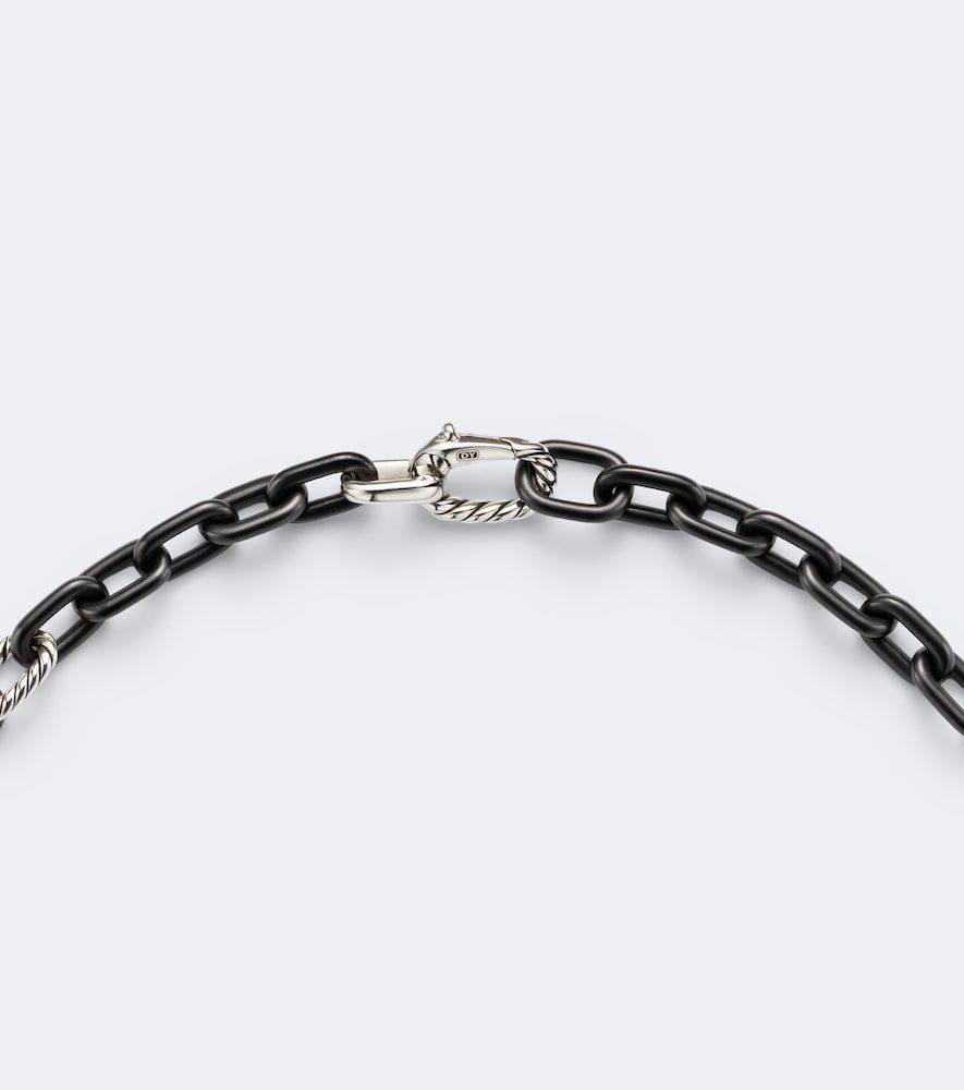 DY MadisonÂ® titanium and sterling silver chain necklace - David Yurman - Modalova