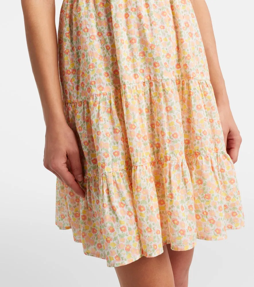 Vestido corto Sideny de algodón floral - Rixo - Modalova