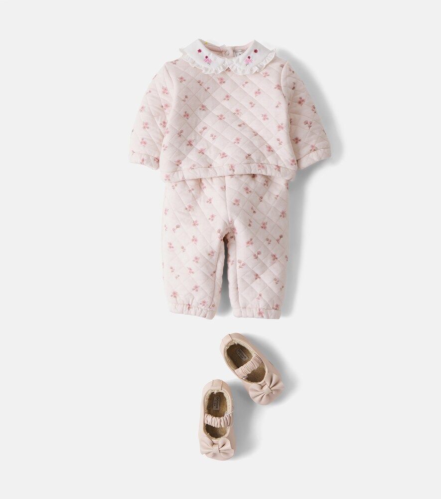 Bebé - set de sudadera y pantalones deportivos de algodón - Monnalisa - Modalova