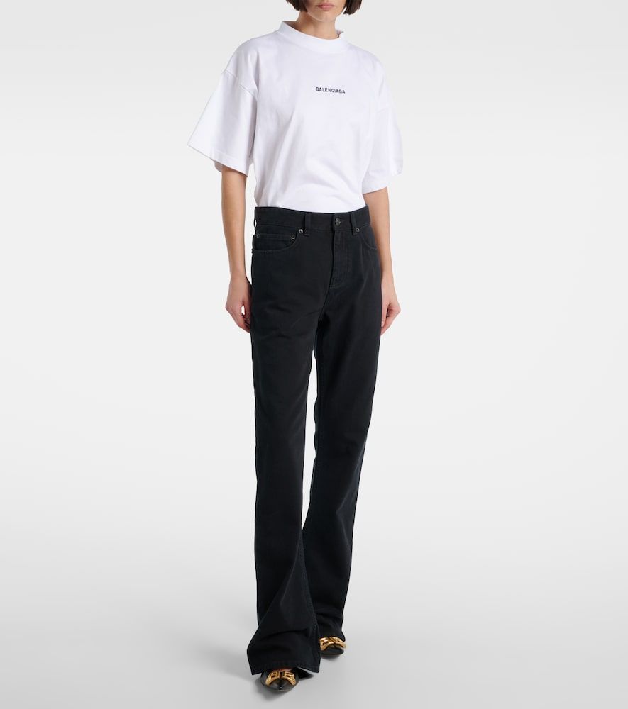 Balenciaga Mid-Rise Wide-Leg Jeans - Balenciaga - Modalova