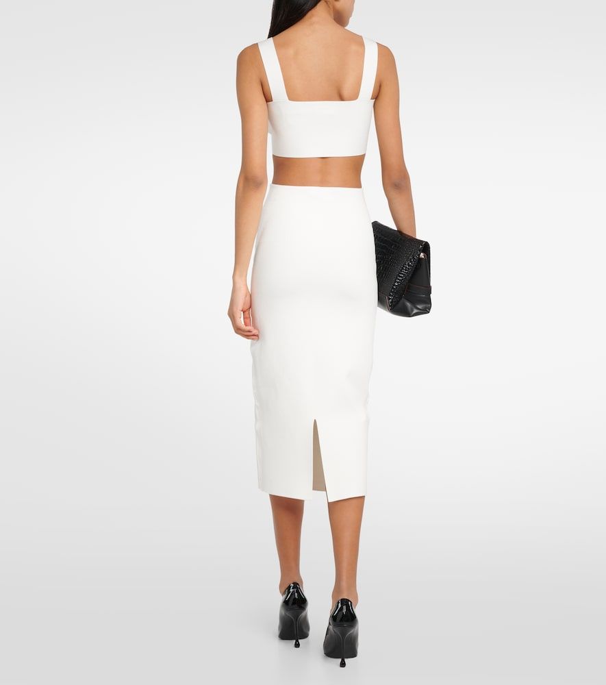 Cropped-Top Body aus Strick - Victoria Beckham - Modalova