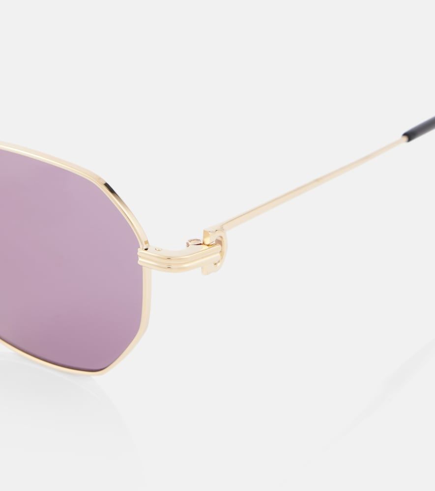 Occhiali da sole Première rotondi - Cartier Eyewear Collection - Modalova