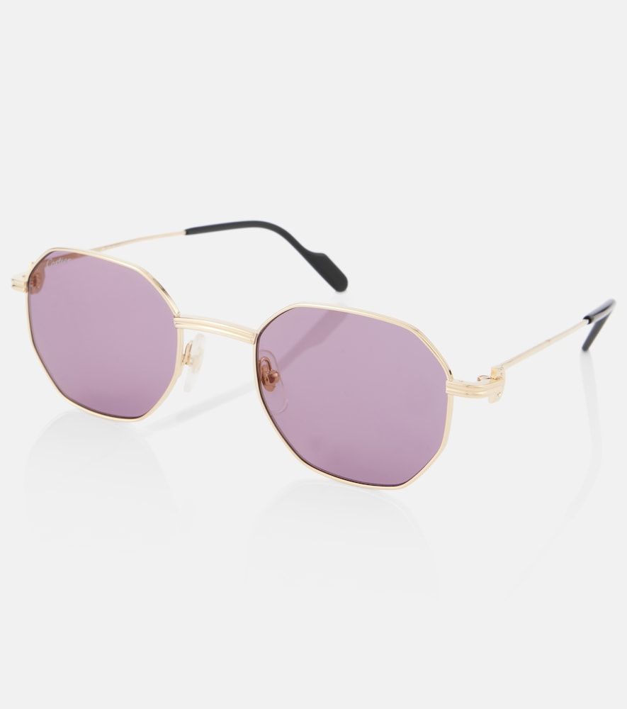 Occhiali da sole Première rotondi - Cartier Eyewear Collection - Modalova
