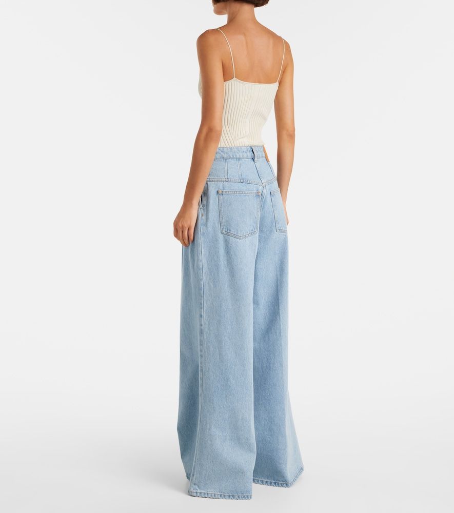 Jeans anchos de tiro alto - Nina Ricci - Modalova