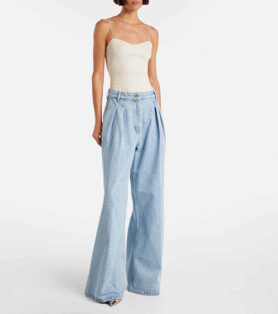 Jeans anchos de tiro alto - Nina Ricci - Modalova