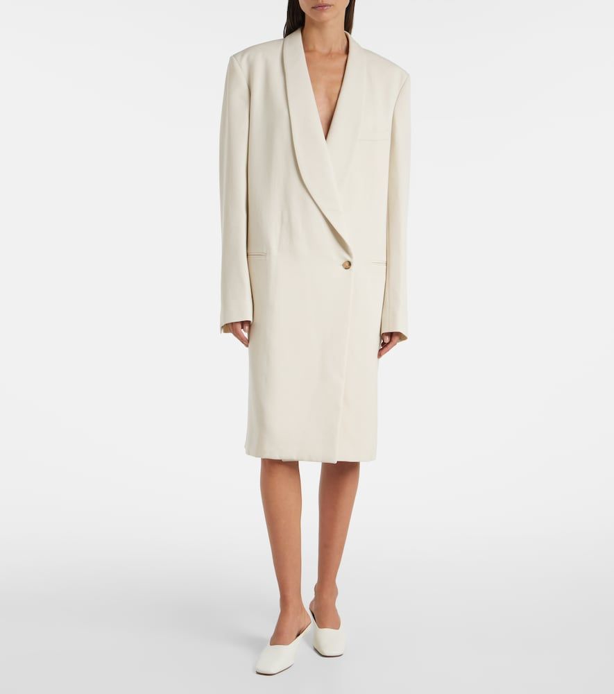 Evelyn double-breasted wool coat - Calvin Klein Collection - Modalova