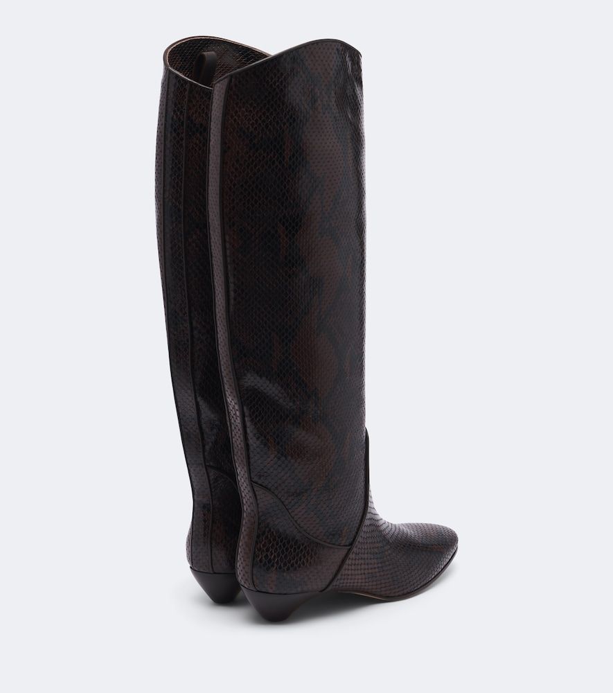 Allegra leather knee-high boots - Le Monde Beryl - Modalova