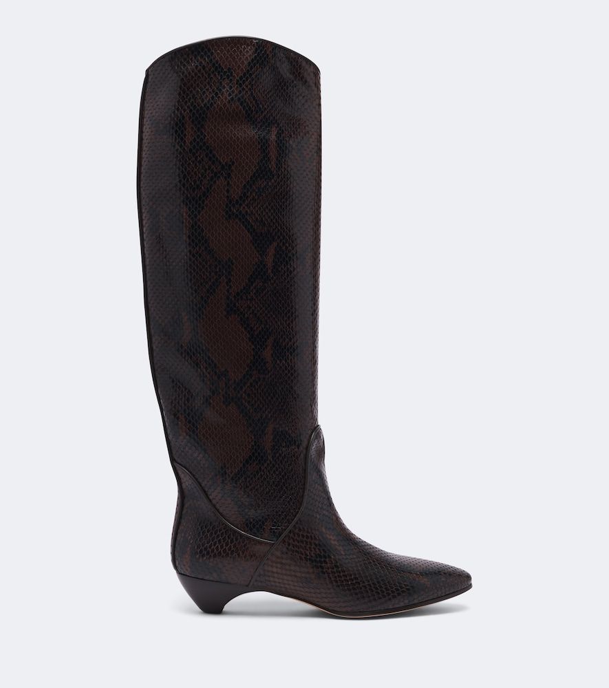 Allegra leather knee-high boots - Le Monde Beryl - Modalova