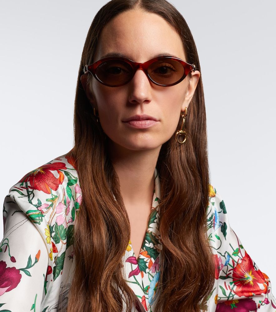 Gucci Runde Sonnenbrille Horsebit - Gucci - Modalova
