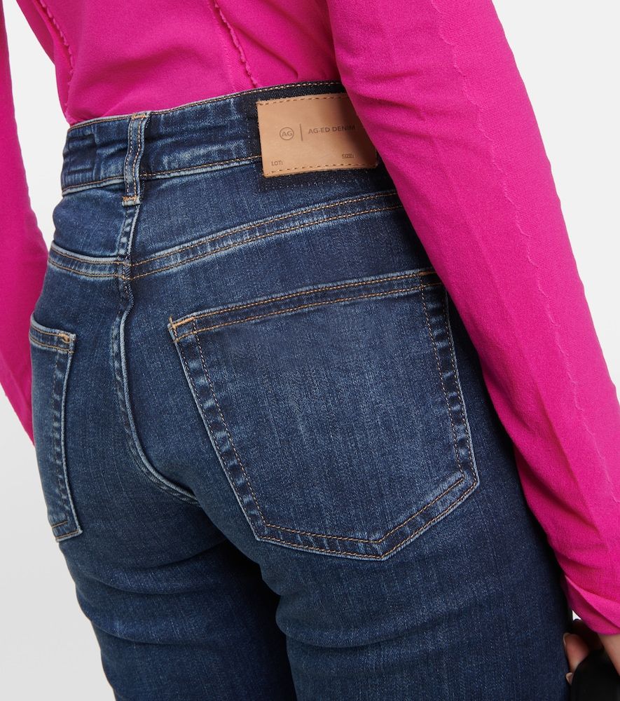 Jeans slim Girlfriend a vita media - AG Jeans - Modalova