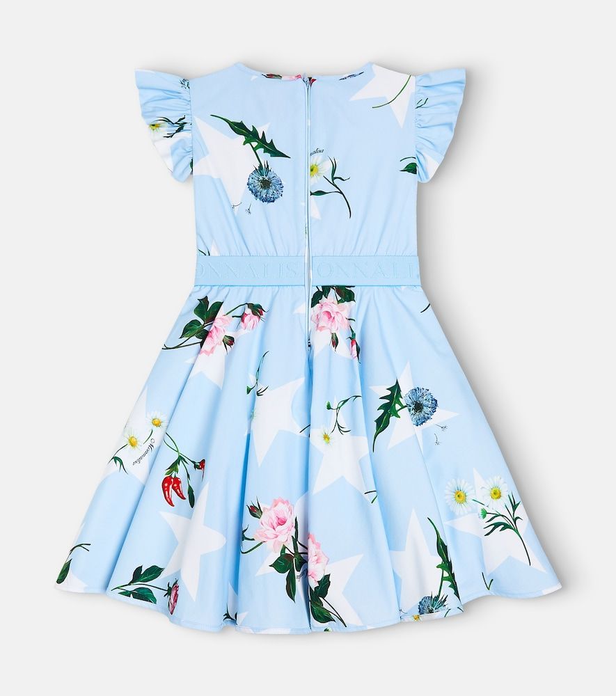 Vestido de algodón floral - Monnalisa - Modalova