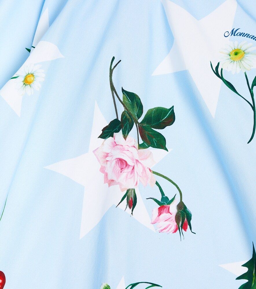 Vestido de algodón floral - Monnalisa - Modalova