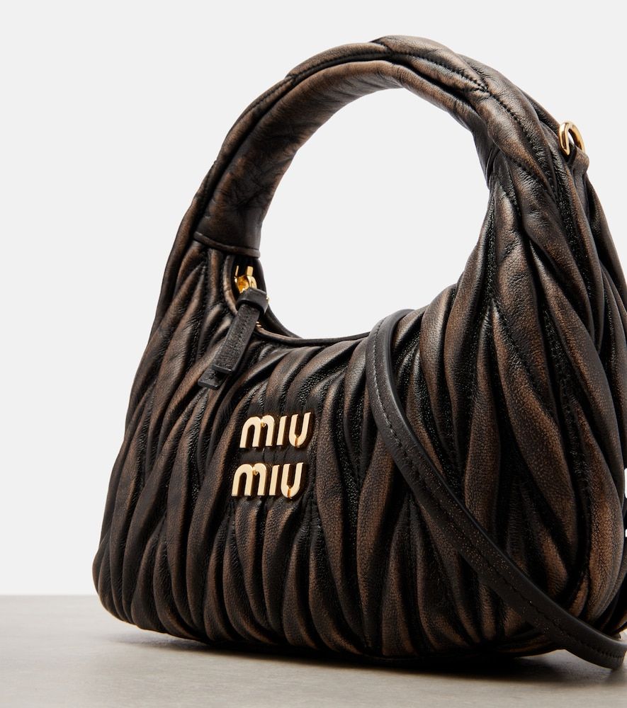 Tote Bag Wander Small aus Matelassé-Leder - Miu Miu - Modalova