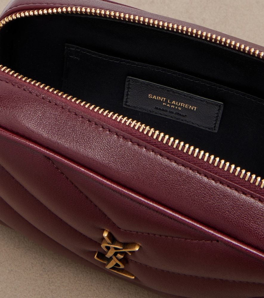 Schultertasche Loulou Mini aus Matelassé-Leder - Saint Laurent - Modalova