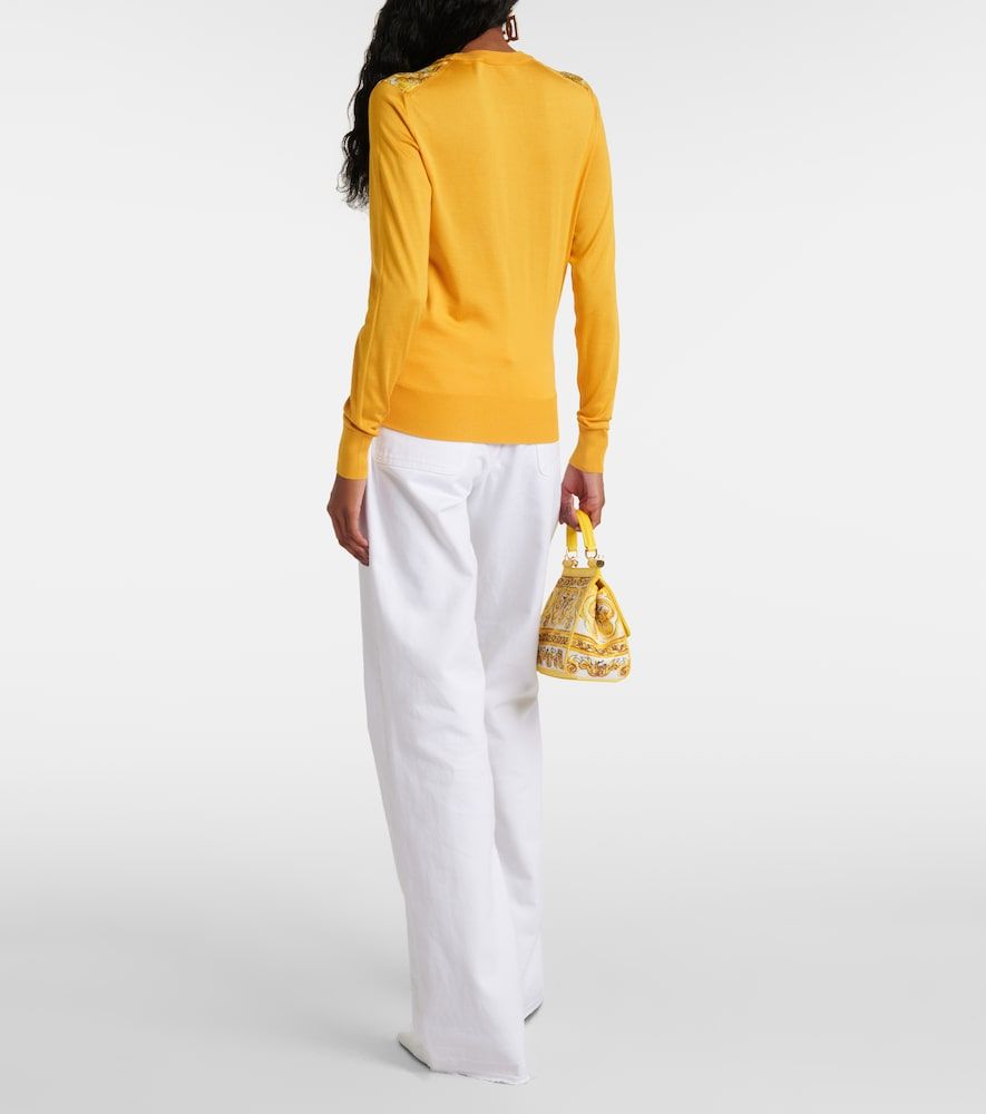 Jersey Majolica de seda - Dolce&Gabbana - Modalova